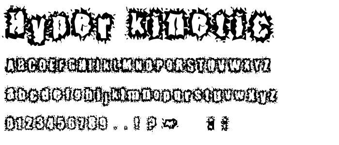 Hyper Kinetic font
